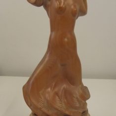 Female nude standing in water